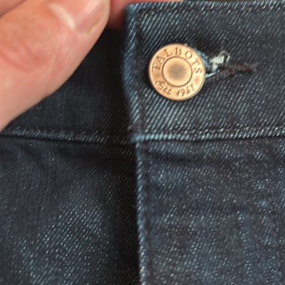 NWOT Talbots size 8 den skirt - Picture 5 of 9